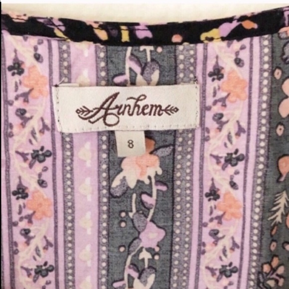 ARNHEM Bloom babydoll mini dress nightshade floral - Picture 8 of 12